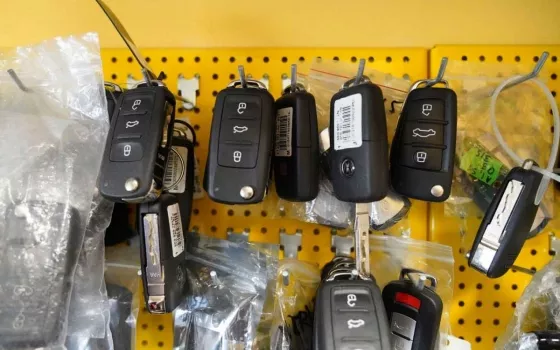 Citroen raktai su berakčiu užvedimu